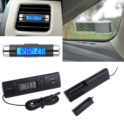 New Digital LED Auto Car In Outdoor Thermometer W Sensor Temperature