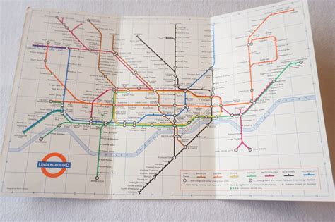 London Transport Underground Tube Map With Ref Stephen Franks