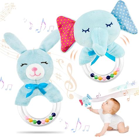 baby rattle toys    months pcs newborn baby rattle teething