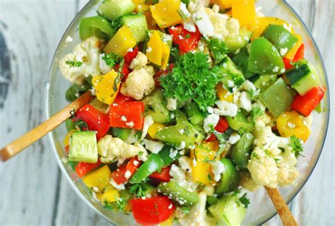 veggie salad simple green salad