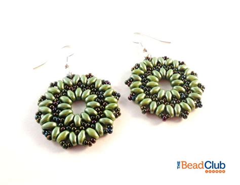 Superduo Earring Patterns Superduo Patterns Beaded Earring Etsy