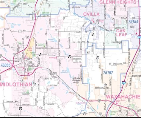 Dfw Metroplex Zip Code Map