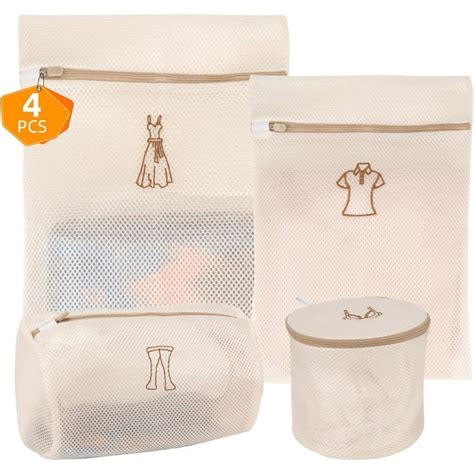 Paquet De Sacs Linge En Maille Sac De Lingerie Tailles Avec Symboles Cat Goris S Pour Le