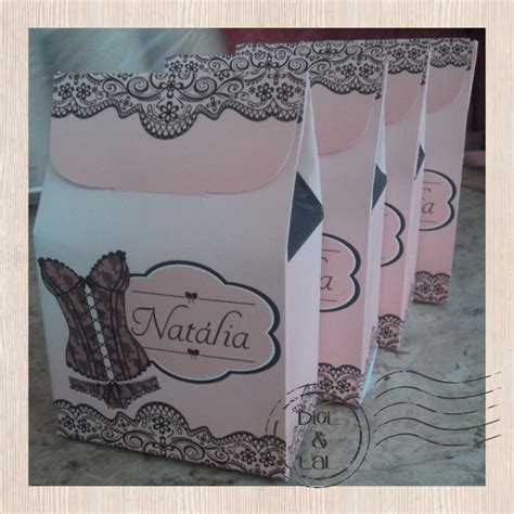 Caixa Surpresa para presentes e lembrancinha Chá de Lingerie