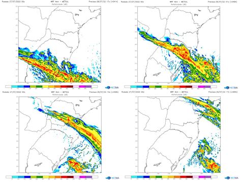 Frente Fria Trar Chuva Vento E Radical Mudan A De Temperatura