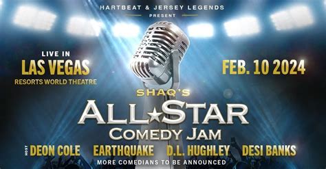 All Star Comedy Jam Resorts World Theatre Las Vegas February 10 2024