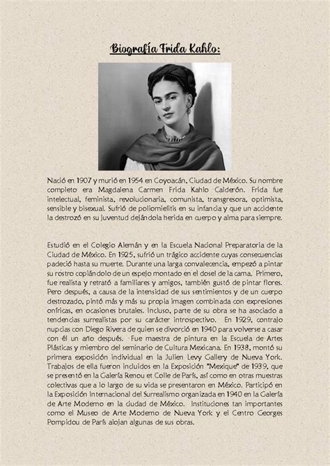 Autobiografia De Frida Kahlo 5