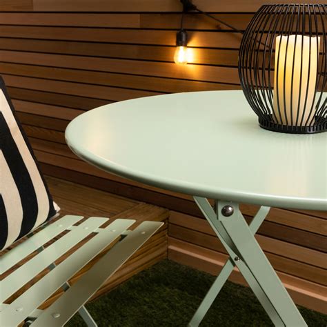 3 Piece Metal Bistro Set