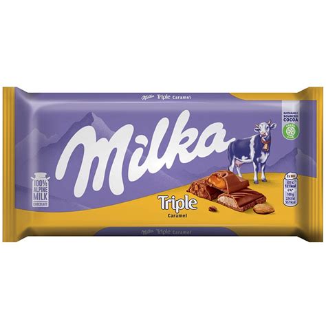 Chocolate Milka Triple Caramel at a price of 2.99 lv. - eBag.bg