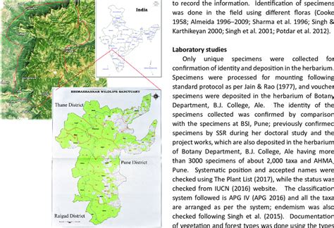 Bhimashankar Wildlife Sanctuary (BWS): Location in India, Topography ...