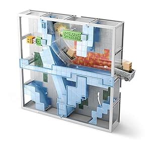 Amazon Minecraft Hot Wheels Track Blocks Glacier Slide Play Set Toys Games