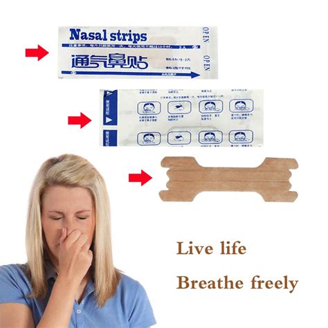 50 Pcs Breathe Right Better Nasal Strips Right Way To Stop Snoring Anti Snoring Strips Easier ...