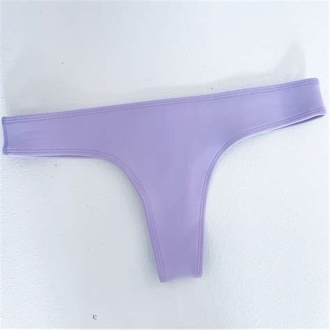 Hoaka Swim Hoaka Neoprene Low Cut Bikini Thong Swim Bottoms S