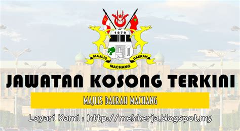 Jawatan Kosong Di Majlis Daerah Machang 30 Jun 2016 Jawatan Kosong