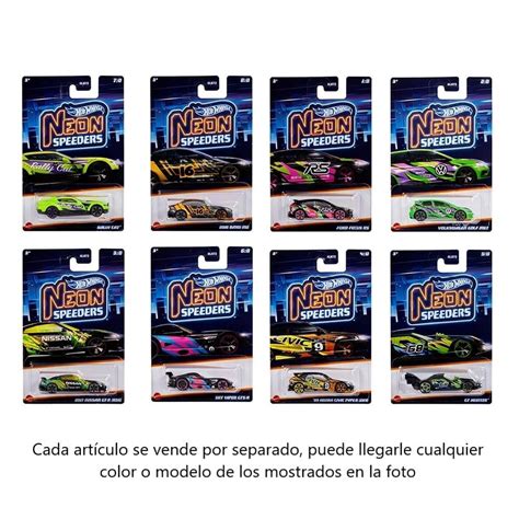 Veh Culo De Colecci N Hot Wheels Collector Autos Neon Varios Modelos Sorpresa Pieza Bodega