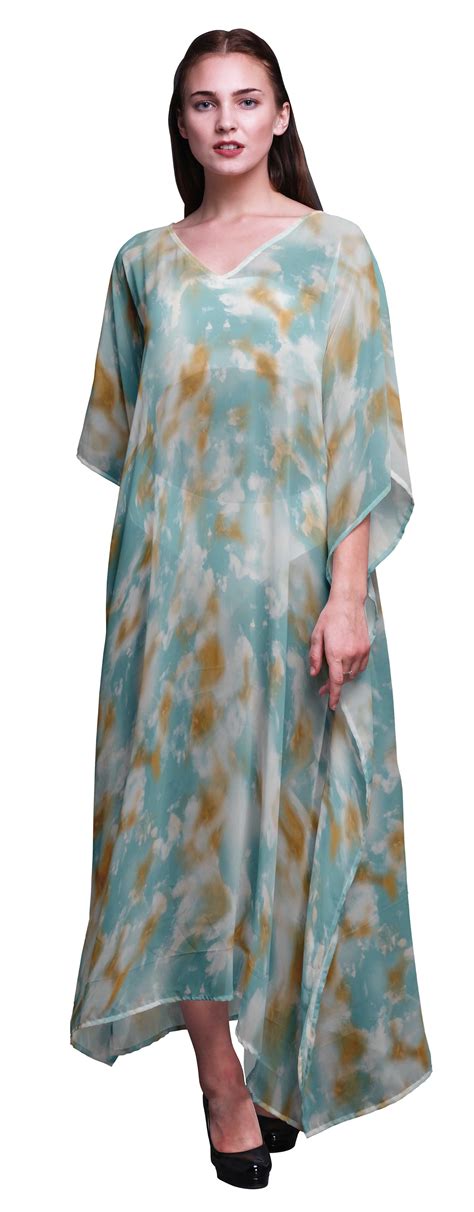 Bimba Tie Dye Beach Kaftan Bikini Cover up WomenÃââs Maxi Dress Long Caftan S L Walmart