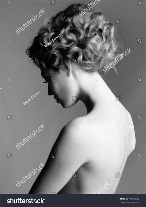Black White Portrait Sensual Nude Woman Stock Photo Edit Now