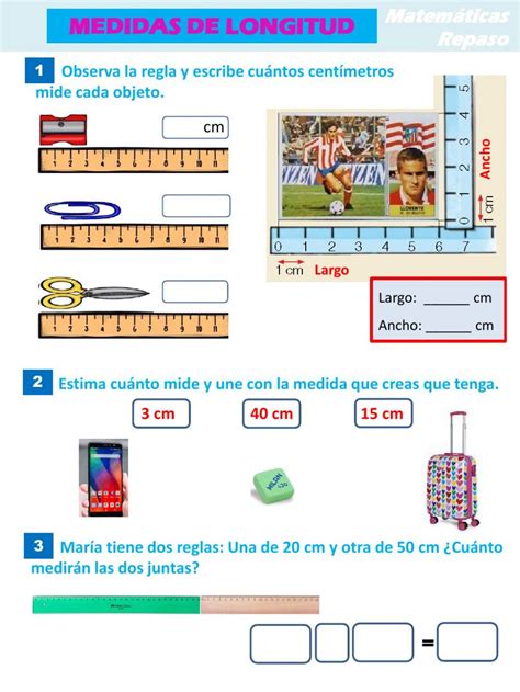 Medidas De Longitud Online Worksheet For Segundo De Primaria Artofit