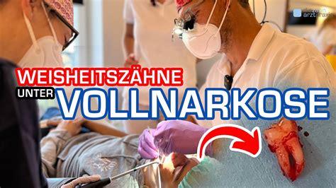 VOLLNARKOSE ALLE 4 WEISHEITSZÄHNE ZIEHEN Zahnarzt YouTube