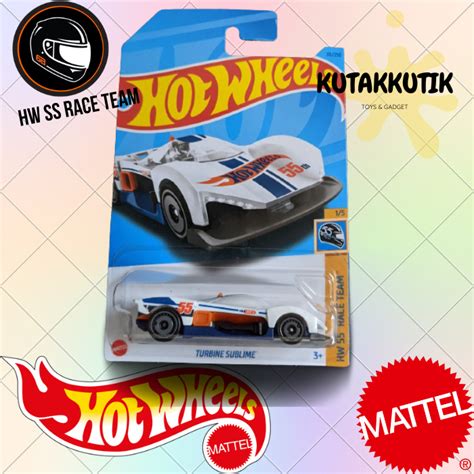Jual Hot Wheels Mobil Turbine Sublime Putih HW Race Team Shopee Indonesia