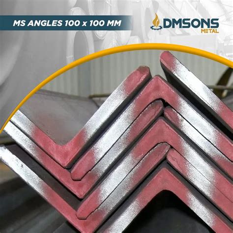 V Shape Mild Steel Ms Angles X Mm For Construction At Best