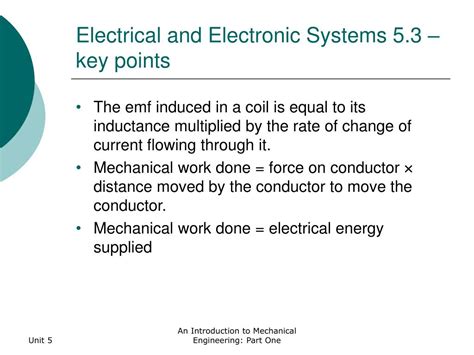 Ppt Electrical And Electronic Systems Key Points Powerpoint