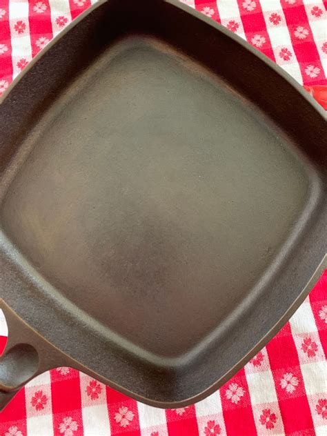 Wagner Ware Sidney O Cast Iron SQUARE Skillet 1218 With Wagner Etsy