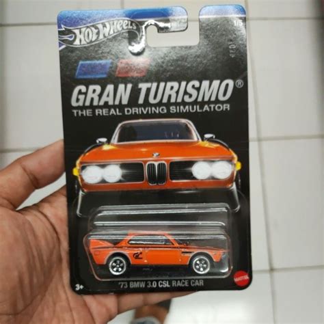 Hot Wheels Grand Turismo 73 BMW 3 0 CSL Race Car Shopee Malaysia