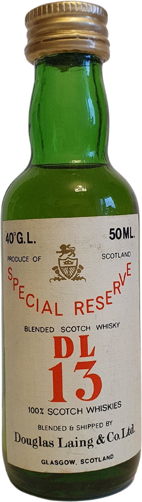 DL 13 Special Reserve - Ratings and reviews - Whiskybase