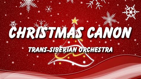 Trans Siberian Orchestra Christmas Canon Lyrics Youtube