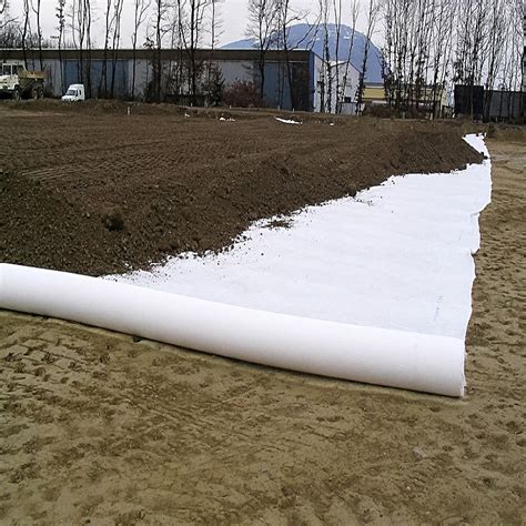 Staple Fiber Geotextile 150g Sqm Non Woven Geotextile In Construction