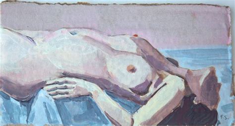 Reclining nude 2020 1 Painting by François SPEICH Saatchi Art