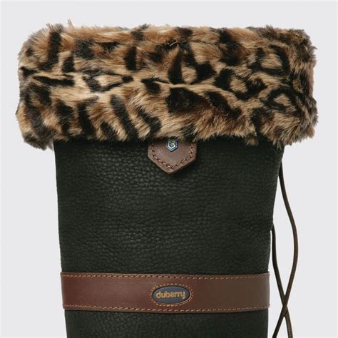 Dubarry Faux Fur Boot Liners Leopard Ruffords Country Lifestyle