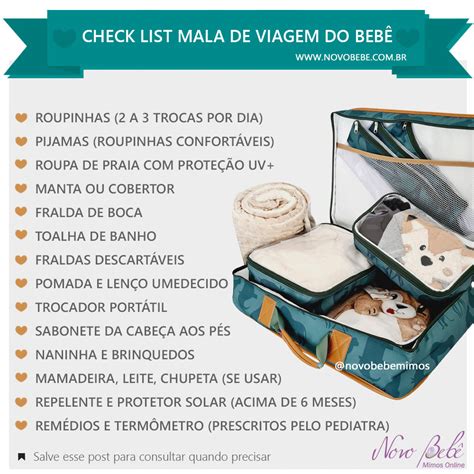 Coisas Que Bebe Precisa - O Que Levar na Mala de Viagem do Bebê? Check List