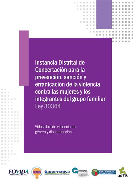 Instancia Pdf Instancia Distrital De Concertaci N Para La Prevenci N