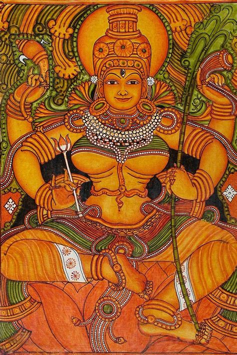 Goddess Lalitha Matha Kerala Mural Painting Mural Art Design Mural