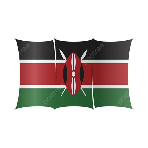 Kenya Flag Vector Kenya Flag Kenya Flag Waving Png And Vector With