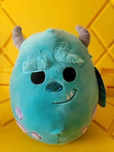 Squishmallows Disney Pixar Sulley Monsters Inc 7 8 Plush Kellytoy Nwt 3995133091