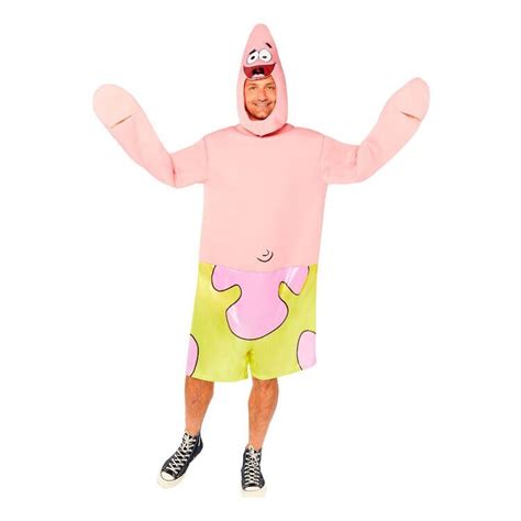 Viacom CBS Patrick Starfish Adult Costume Multicoloured