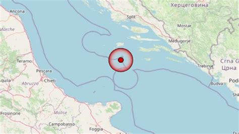 Terremoto Oggi Marted Marzo Nuova Forte Scossa M Nel Mar