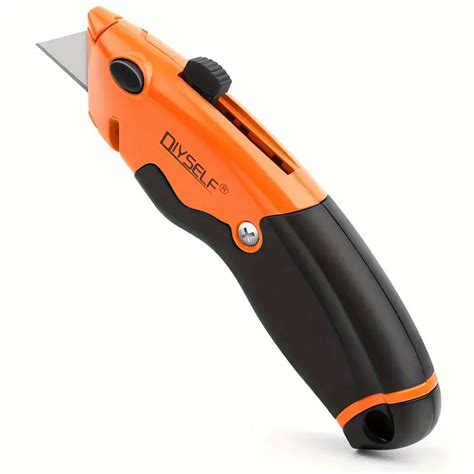 Box Cutter Retractable Box Knife Retractable Utility Knife Temu