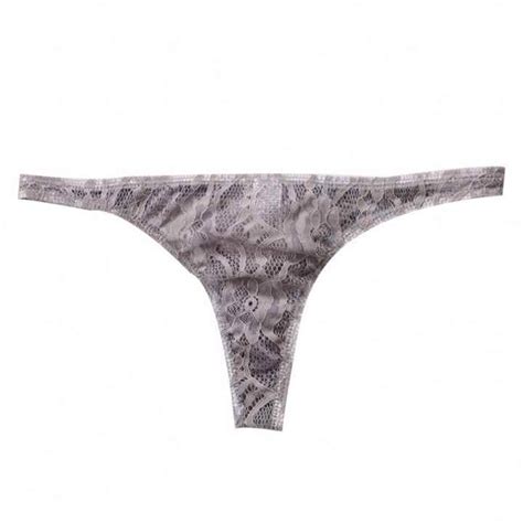 RG Factory Wholesale Sexy Gay Transparent Underwear Ultra See Through Lace Jockstraps Mens