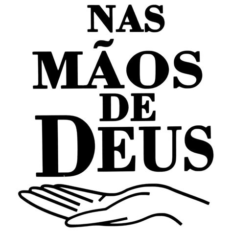 Adesivo Nas Mãos De Deus