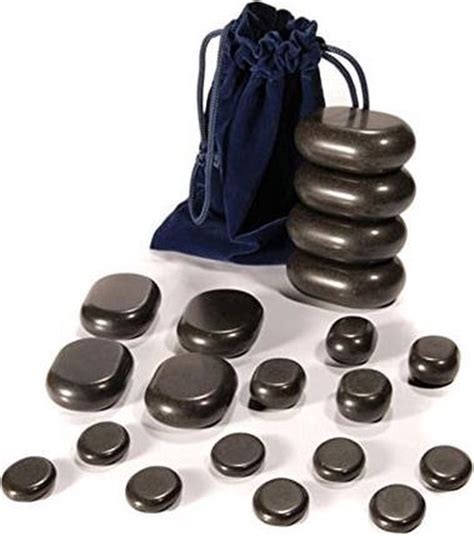 Hot Stone Massage Set Basalt Hotstone Hete Massage Chakra Stenen 20 Delig Bol