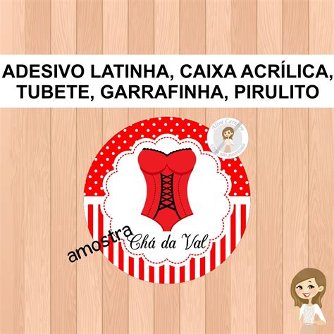 Adesivo Latinha Chá de Lingerie Elo Produtos Especiais