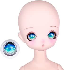 Bjd Doll Accessories Nude Doll Inch Ball Jointed Doll Wig Head Eyeball Kawaii Collection
