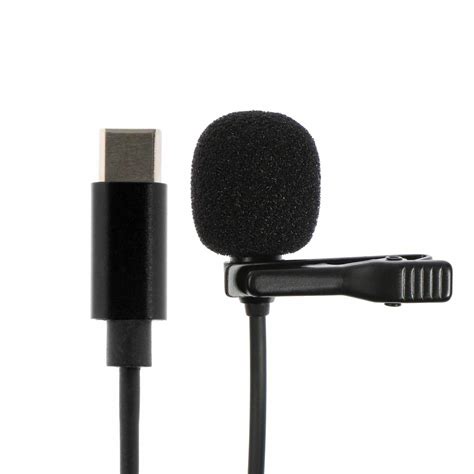 Микрофон петличный с разъемом USB type C 20-15000 Гц — купить в ...