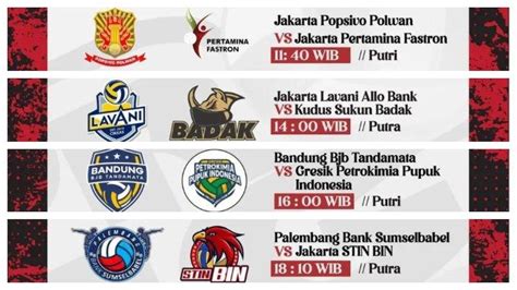 Jadwal Siaran Langsung Proliga 2023 Hari Ini Bandung BJB Tandamata Vs