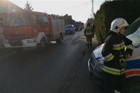 Wybuch butli z gazem w domu na miejscu lądował śmigłowiec