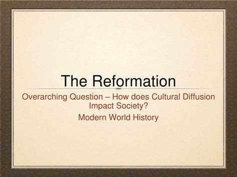 Ppt The Reformation Powerpoint Presentation Free Download Id1778200